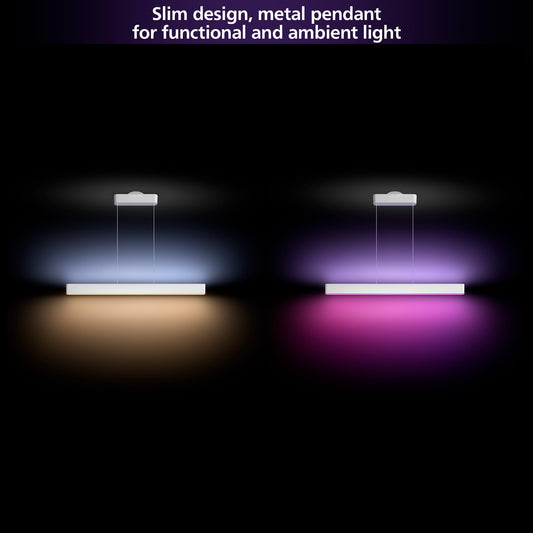 Philips Hue Datura smart ceiling panel, large round RGB + white smart light, app + voice