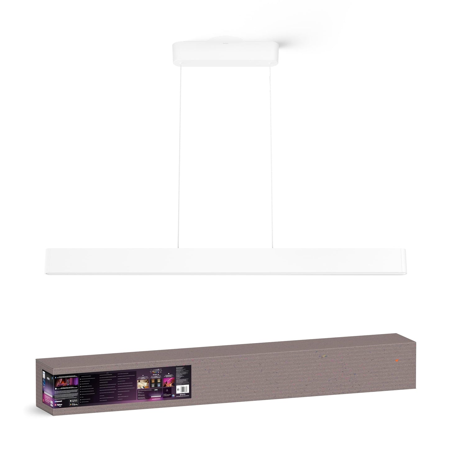 Philips Hue Datura smart ceiling panel, large round RGB + white smart light, app + voice