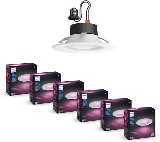 Philips Hue 5/6" Downlight WCA High Output 6pk
