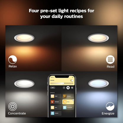 Philips Hue 5/6" Downlight WCA High Output 6pk