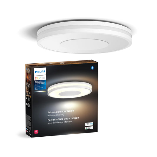 Philips Hue Being ceiling light, white ambiance smart LED, warm-to-cool adjustable, Alexa/Google/HomeKit