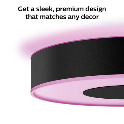 Infuse M Hue Ceiling lamp Black NAM