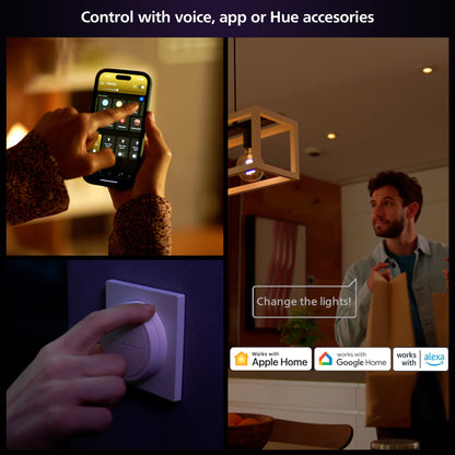 Philips Hue Being ceiling light, white ambiance smart LED, warm-to-cool adjustable, Alexa/Google/HomeKit