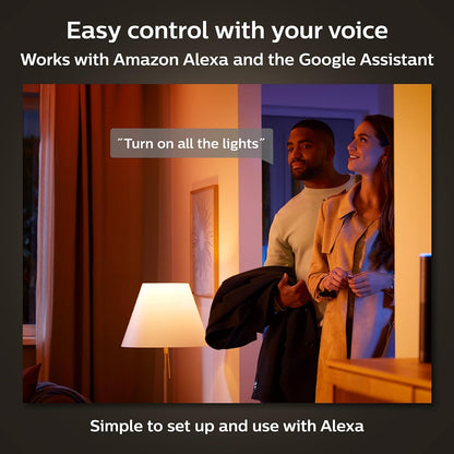 Philips Hue 4" smart recessed lighting 6-pack, color changing, 850 lm, Alexa/Google/HomeKit compatible