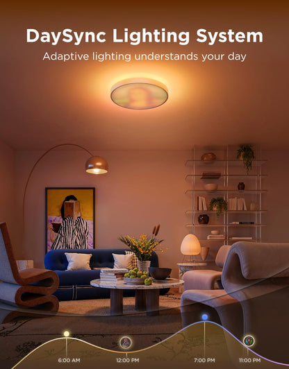 Govee Ceiling Light Ultra 21", 5000LM smart flush mount, RGBIC + Matter support