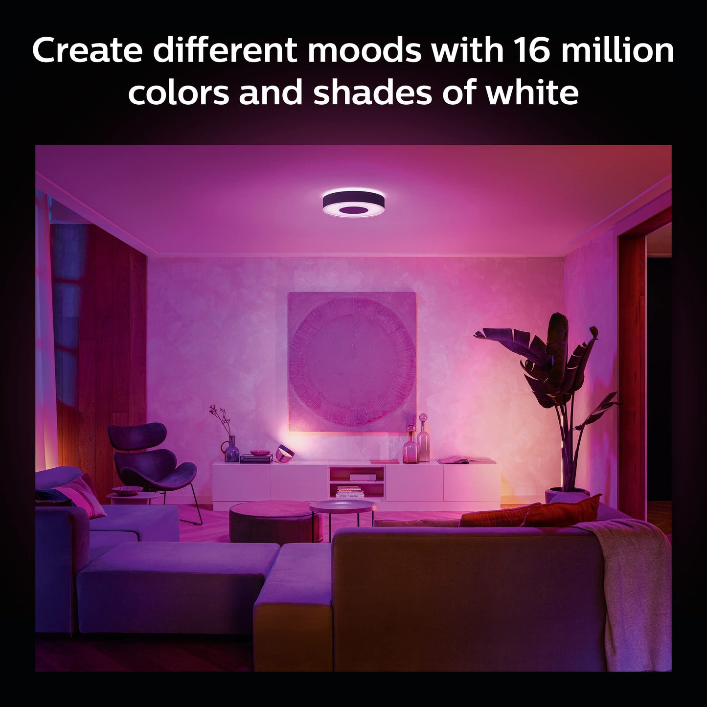Infuse M Hue Ceiling lamp Black NAM