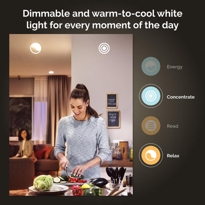 Philips Hue Centris smart ceiling light, color + adjustable spotlights, app + voice control
